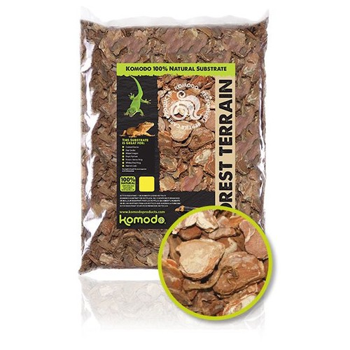 Reptile substrate bark - substrate, komodo