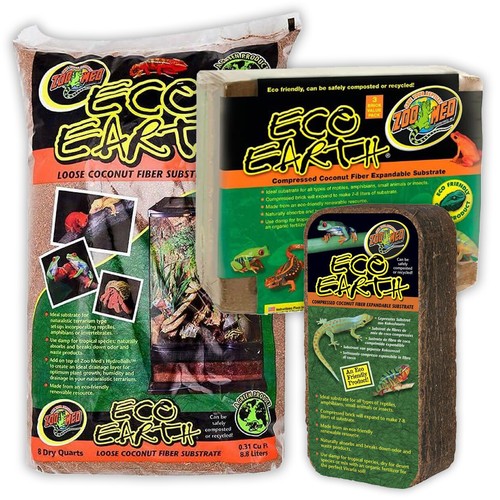 Zoo med eco earth substrate - med,
