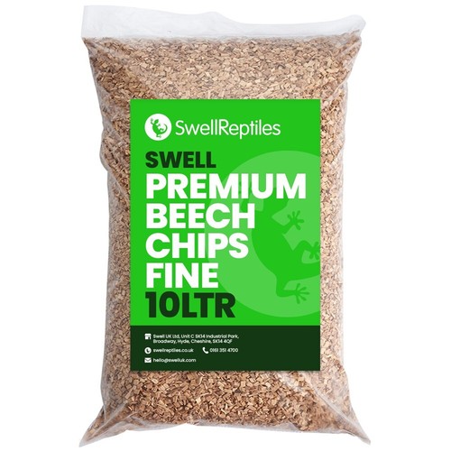 Swell reptiles beech chips - beech,