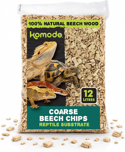 Coarse beech chips tortoise - coarse,